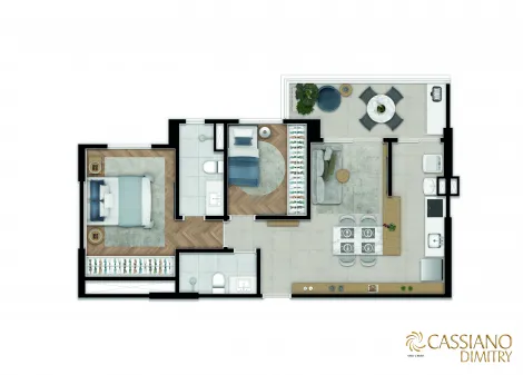 imagem 3 - Apartamento à venda de 69,73m² | 02 dormitórios sendo 01 suíte, 01 banheiro e 02 vagas de garagem | Quadria Aquárius - Jardim Aquárius | São José dos Campos | imagem 3 - Apartamento à venda de 69,73m² | 02 dormitórios sendo 01 suíte, 01 banheiro e 02 vagas de garagem | Quadria Aquárius - Jardim Aquárius | São José dos Campos |