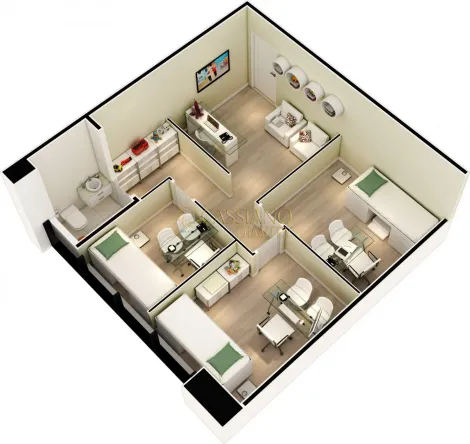 imagem 3 - Sala comercial para locação de 38,12m² | Edifício Hyde Park - Jardim Aquarius | São José dos Campos imagem 3 - Sala comercial para locação de 38,12m² | Edifício Hyde Park - Jardim Aquarius | São José dos Campos